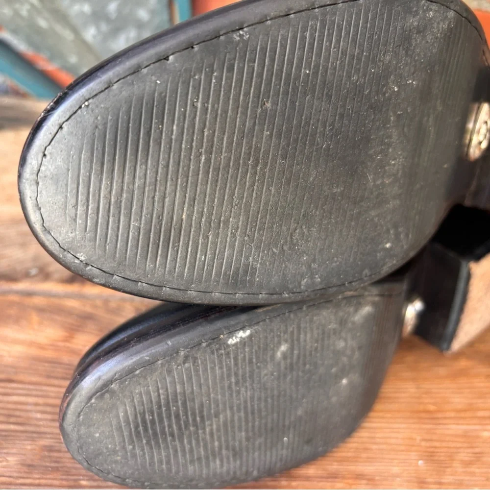 Vintage Ariat Sheffield Victorian Style Button Black Boots Women’s Size 6B - Picture 9 of 12